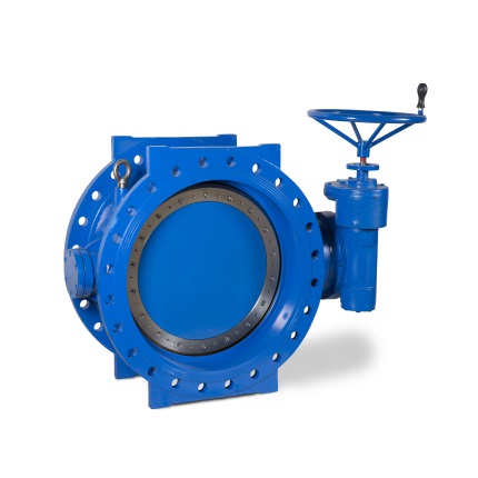 Valvotubi double flanged double eccentric butterfly valve